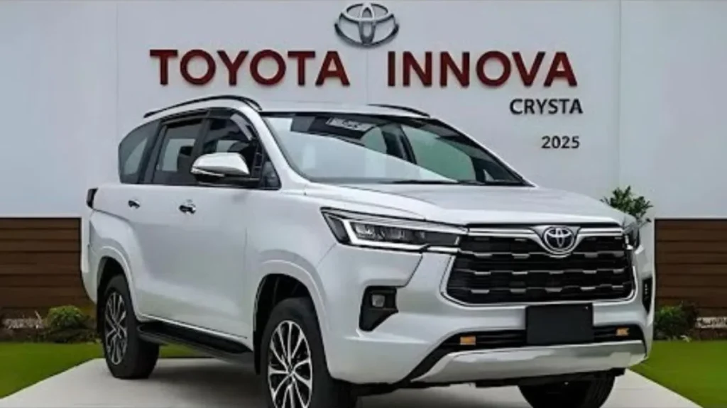 Toyota Innova Crysta 2025 Launched – 35 KM/L Mileage, 7-Seater Comfort & EMI Just ₹10,500
