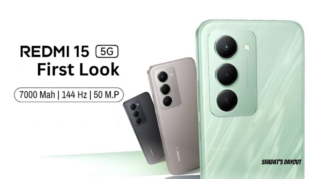 Redmi 15 5G Launched Today – Massive 7000mAh Battery & 64MP Camera | Order Now