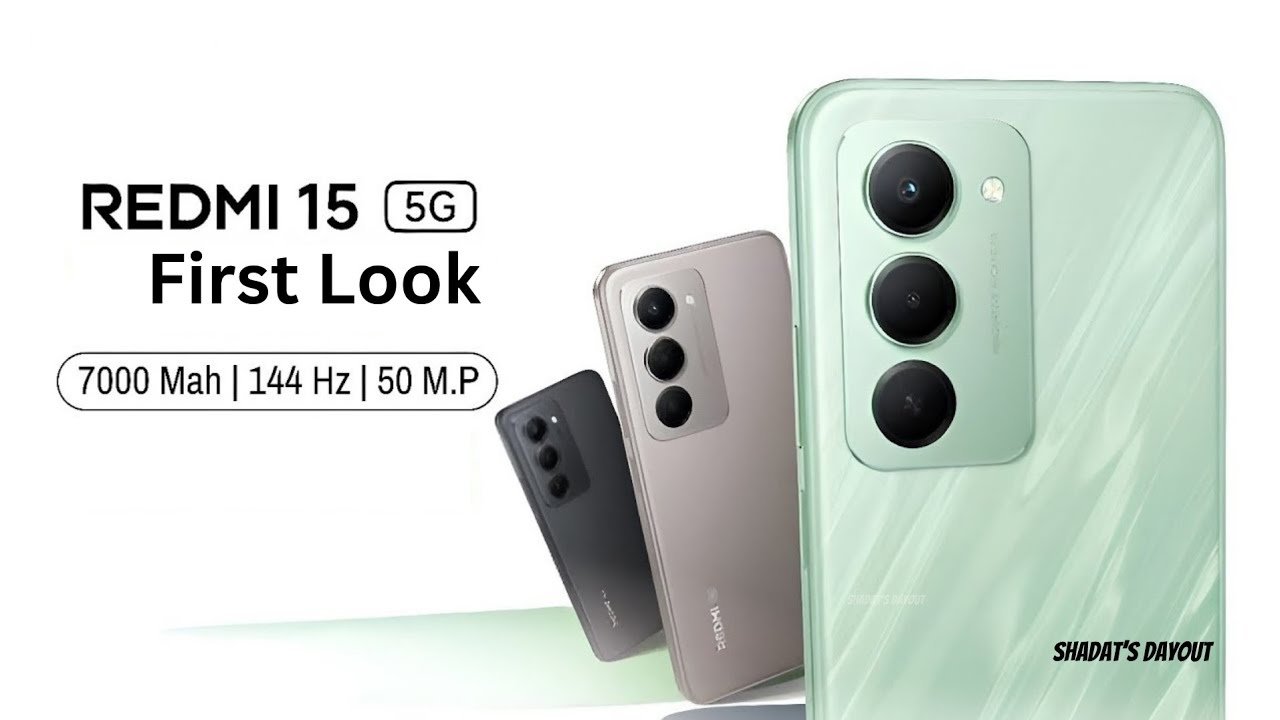Redmi 15 5G Launched Today – Massive 7000mAh Battery & 64MP Camera | Order Now